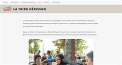 Desktop Screenshot of latribuherisson.com
